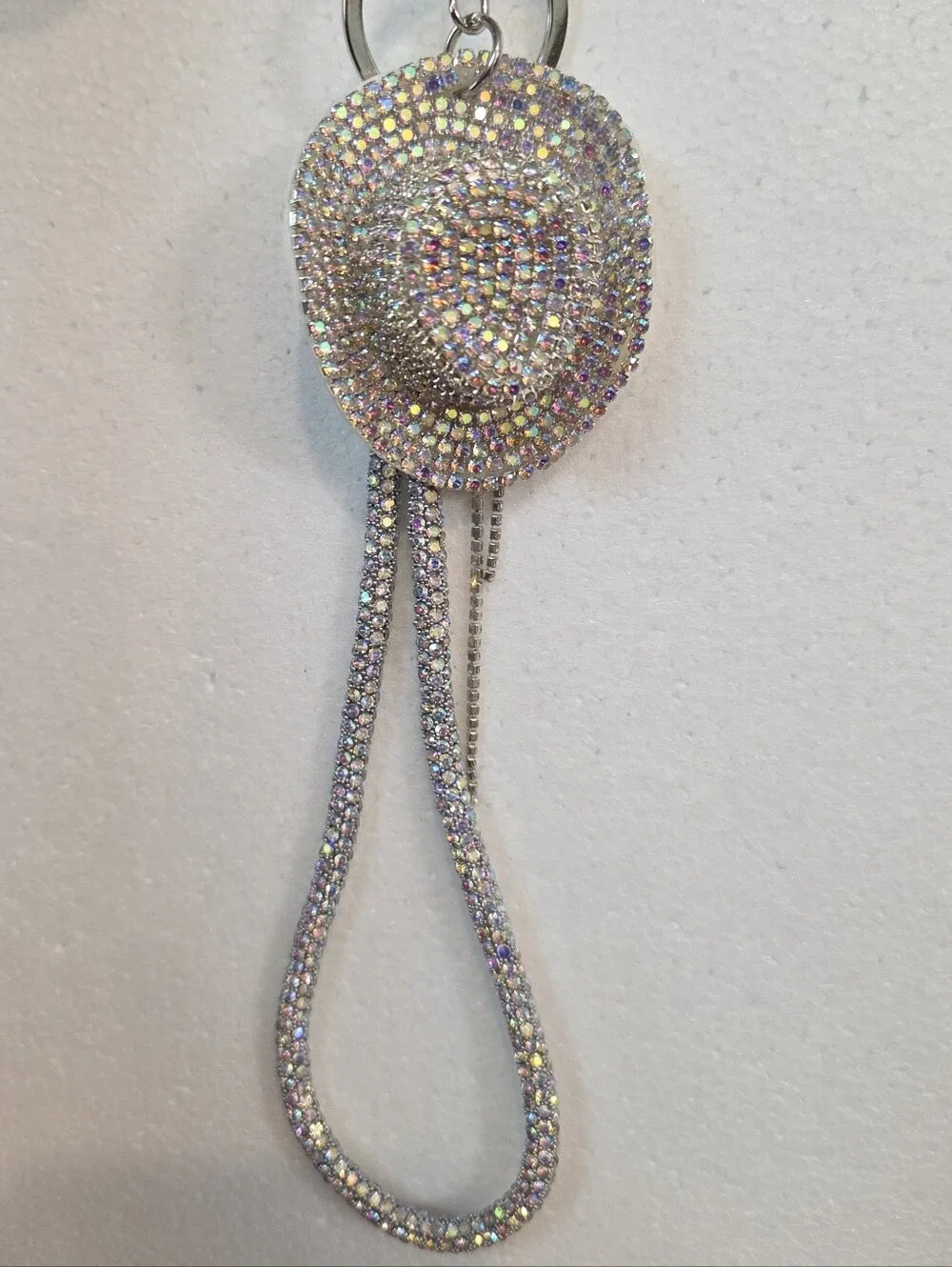 ✨ NWT Luxury Rhinestone Cowboy Hat Keychain & Bag Charm ✨